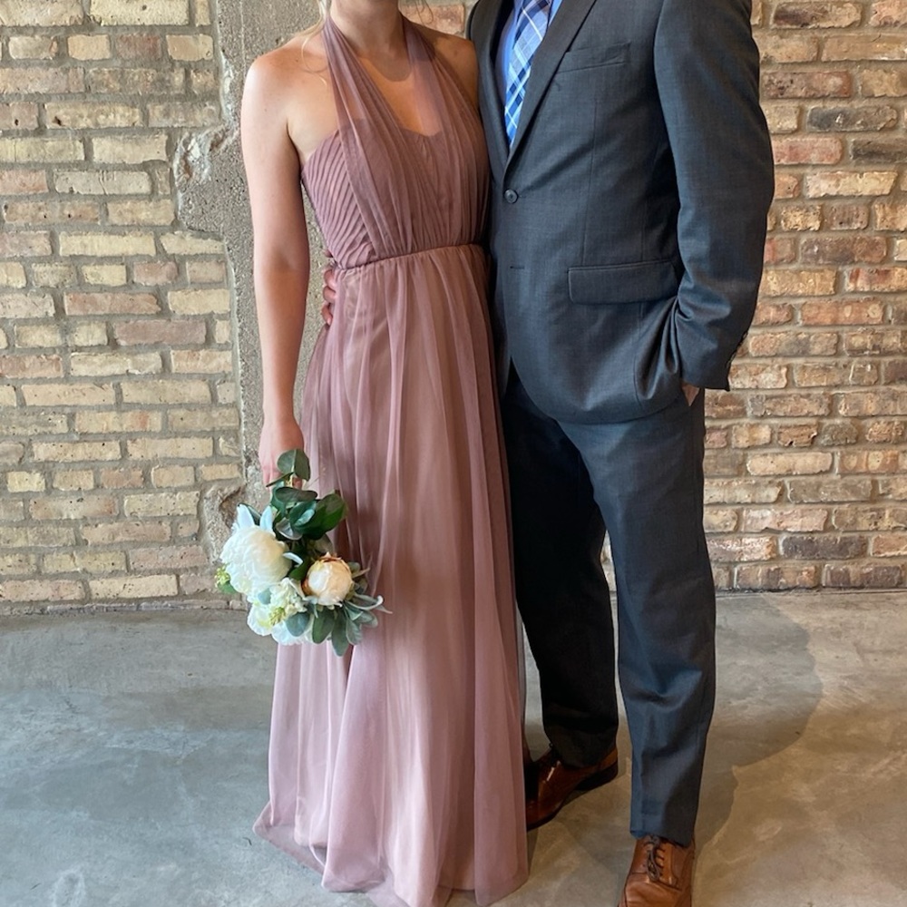 Sandy Mauve Bridesmaid Dress